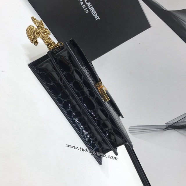 YSL专柜款女包 聖羅蘭經典款CASSANDRA翻蓋信封包 YSL肩背斜挎包 532750  jjh1068
